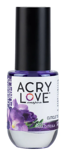 ACRY LOVE ACEITE PARA CUTICULA FREESIA PURPLE 14ML