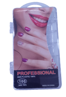 PROFESSIONAL  NAILS TIPS  X 100 PCS VARIOS