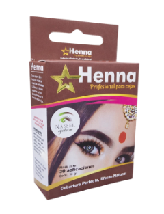 HENNA PROFESSIONAL PARA CEJAS 10 GR VARIOS COLORES