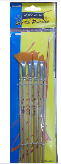 BOMEIJIA SET DE PINCELES  6 UND