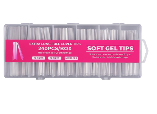 60253 TIPS SOFT GEL 240 UNIDADES
