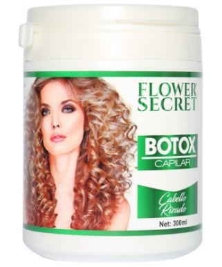 FLOWER SECRET  BOTOX CAPILAR  CABELLO RIZADO 300ML