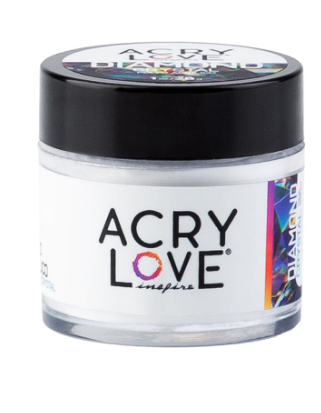 ACRY LOVE  POLVO ACRILICO  DIAMOND CRYSTAL 1OZ 28g