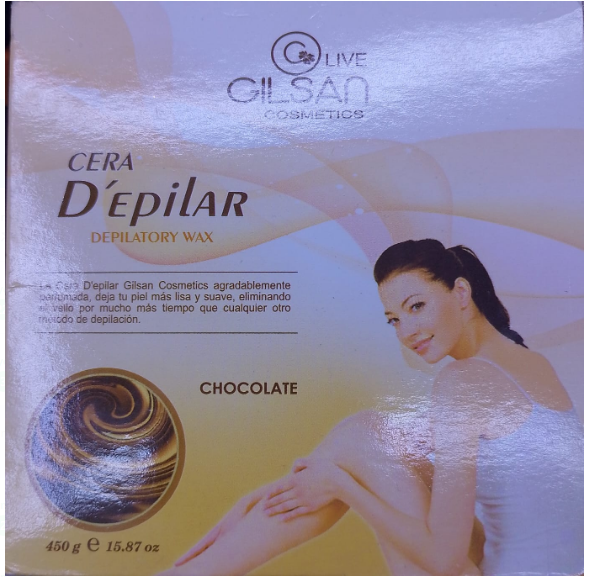 GILSAN COSMETICS CERA D´EPILAR CHOCOLATE 450G