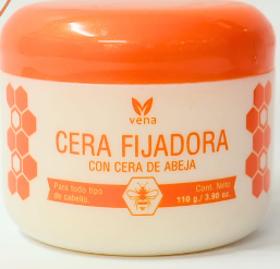 VENA CERA FIJADORA CON CERA DE ABEJA PARA CABELLO 110 G
