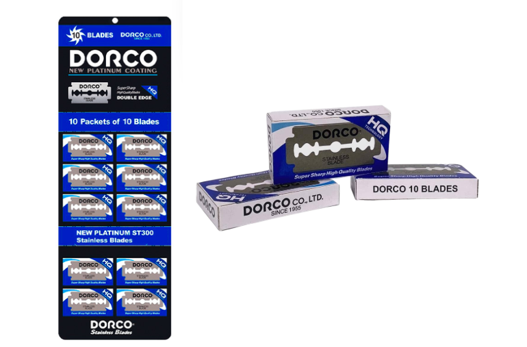 DORCO ST300 BLADE GUILLET  PKT 10 PIEZAS