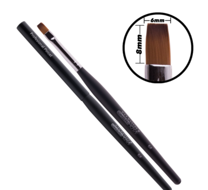 CHERIMOYA PINCEL DE GEL  BRUSH FLAT #6