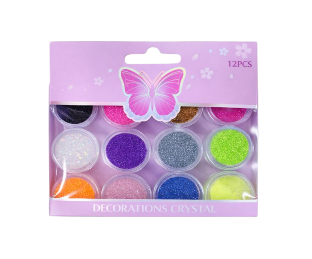 CIL-118 GLI-A17 GLITTER DE COLORES X 12 PCS