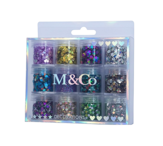 CIL-123 GLITTER EN POTE X 12 UND