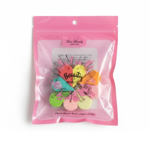 ESP-A3 ESPONJAS EN FORMA DE FLOR PARA MAQUILLAJE DE 8 UNIDADES