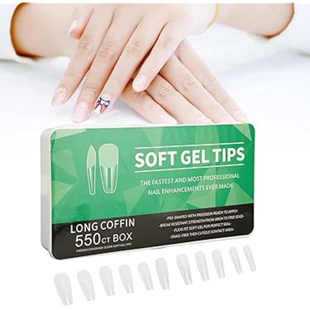 EST-A38 UÑAS SOFTGEL CAJA BLANCA