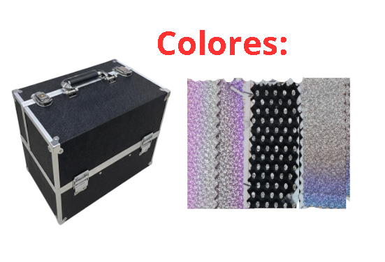 MLT-02-1 MALETA DE TRES COMPARTIMIENTOS VARIOS COLORES
