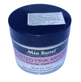 PL430-FP MIA SECRET FROSTED PINK  ACRILIC  POWDER 2 OZ  57g