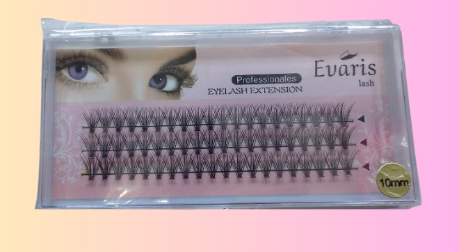PST-01-10 EVARIS PESTAÑAS 1X1 10MM  PST-01-10MM