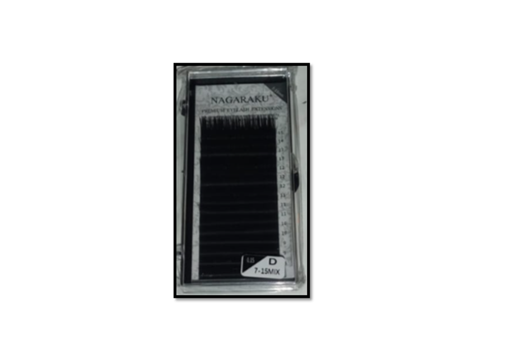 PST-01-D NAGARAKU PESTAÑAS 1X1 7-15 MIX