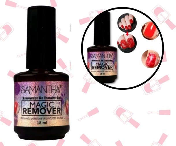 YM241202 SAMANTHA MAGIC REMOVEDOR DE ESMALTES EN GEL 18ML